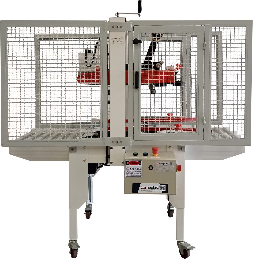 Máquina semiautomática para fita adesiva CM552 com Grades NR