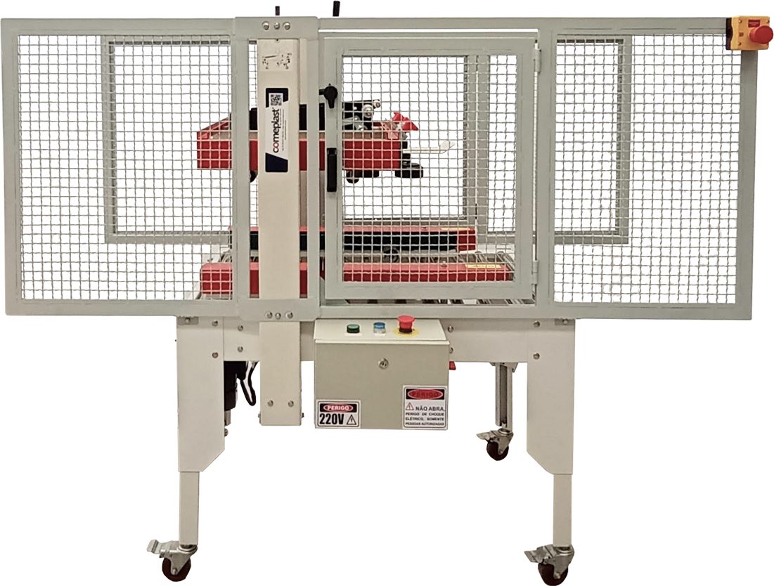 Máquina semiautomática para fita adesiva CM553 com Grades NR