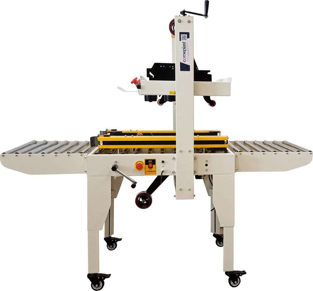 Máquina para fita adesiva semiautomática CM553 - tração lateral
