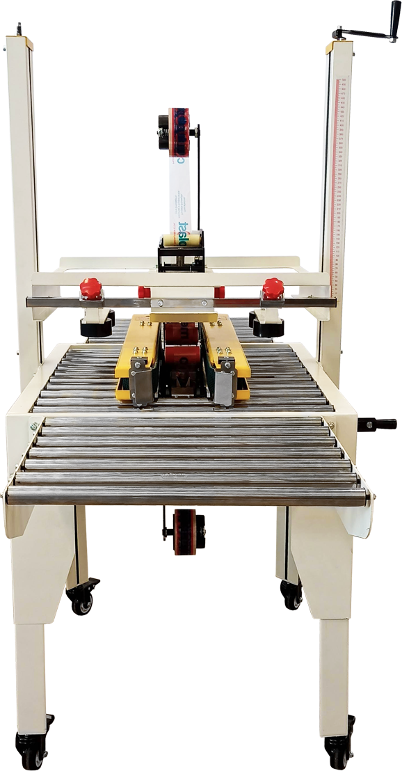 Máquina para fita adesiva semiautomática CM553 - tração lateral
