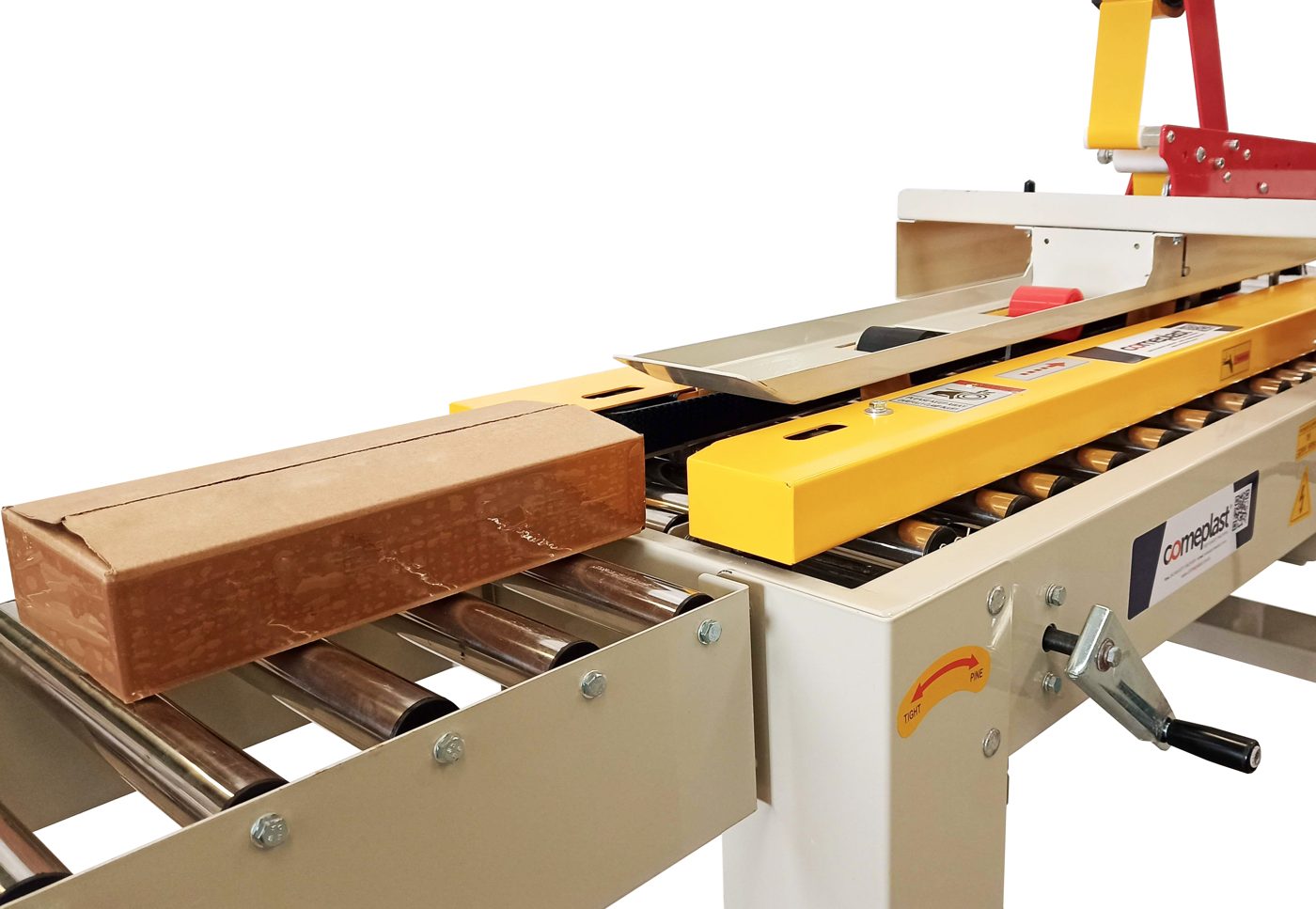 Máquina para fita adesiva semiautomática CM554 - para Pacotes Menores