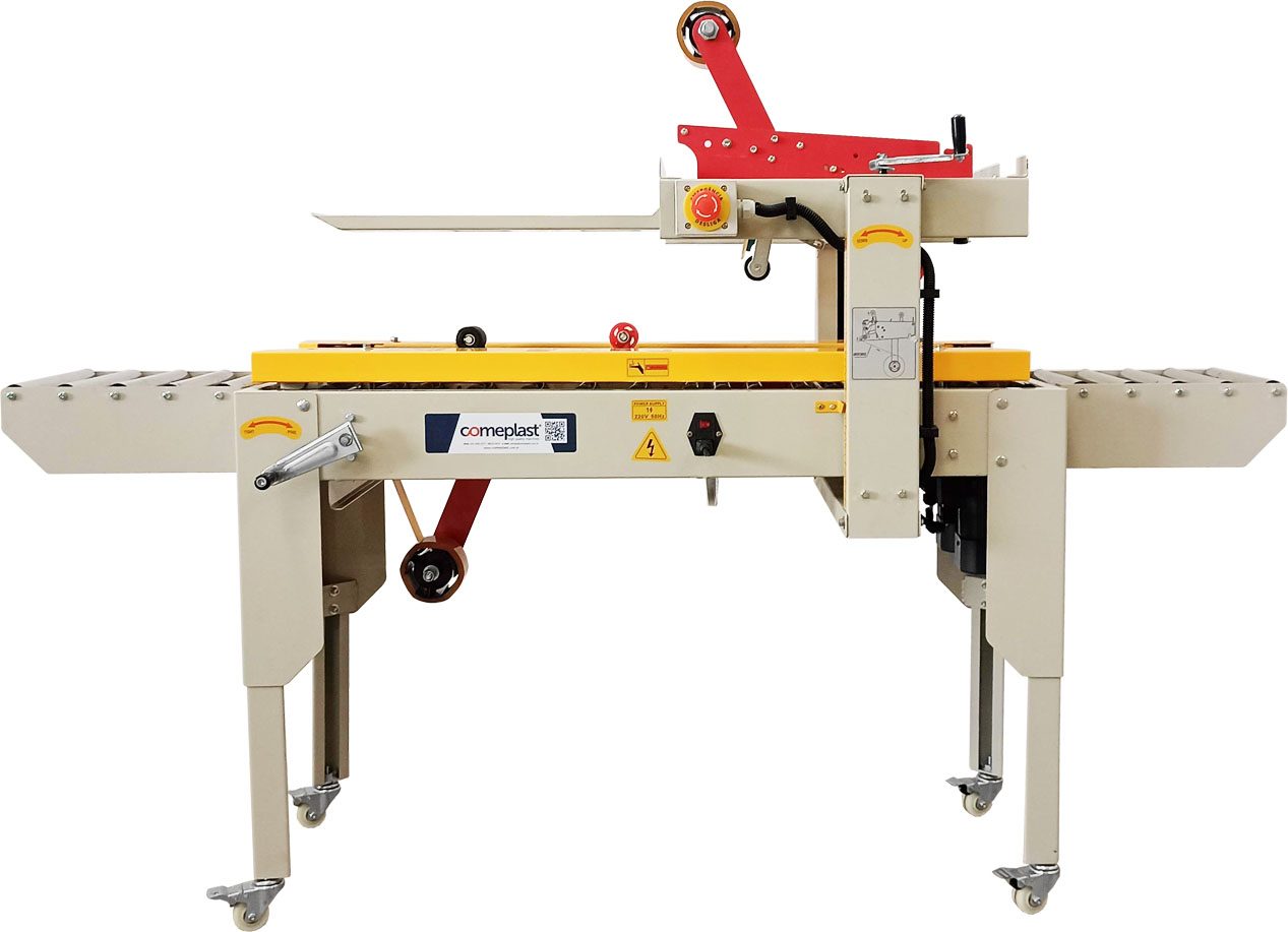 Máquina para fita adesiva semiautomática CM554 - para Pacotes Menores