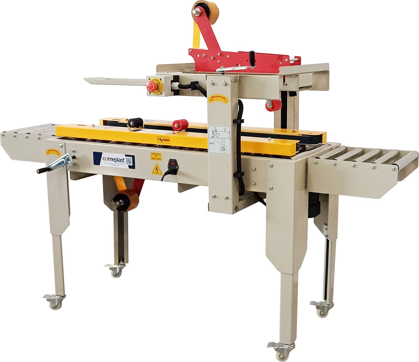 Máquina para fita adesiva semiautomática CM554 - para Pacotes Menores