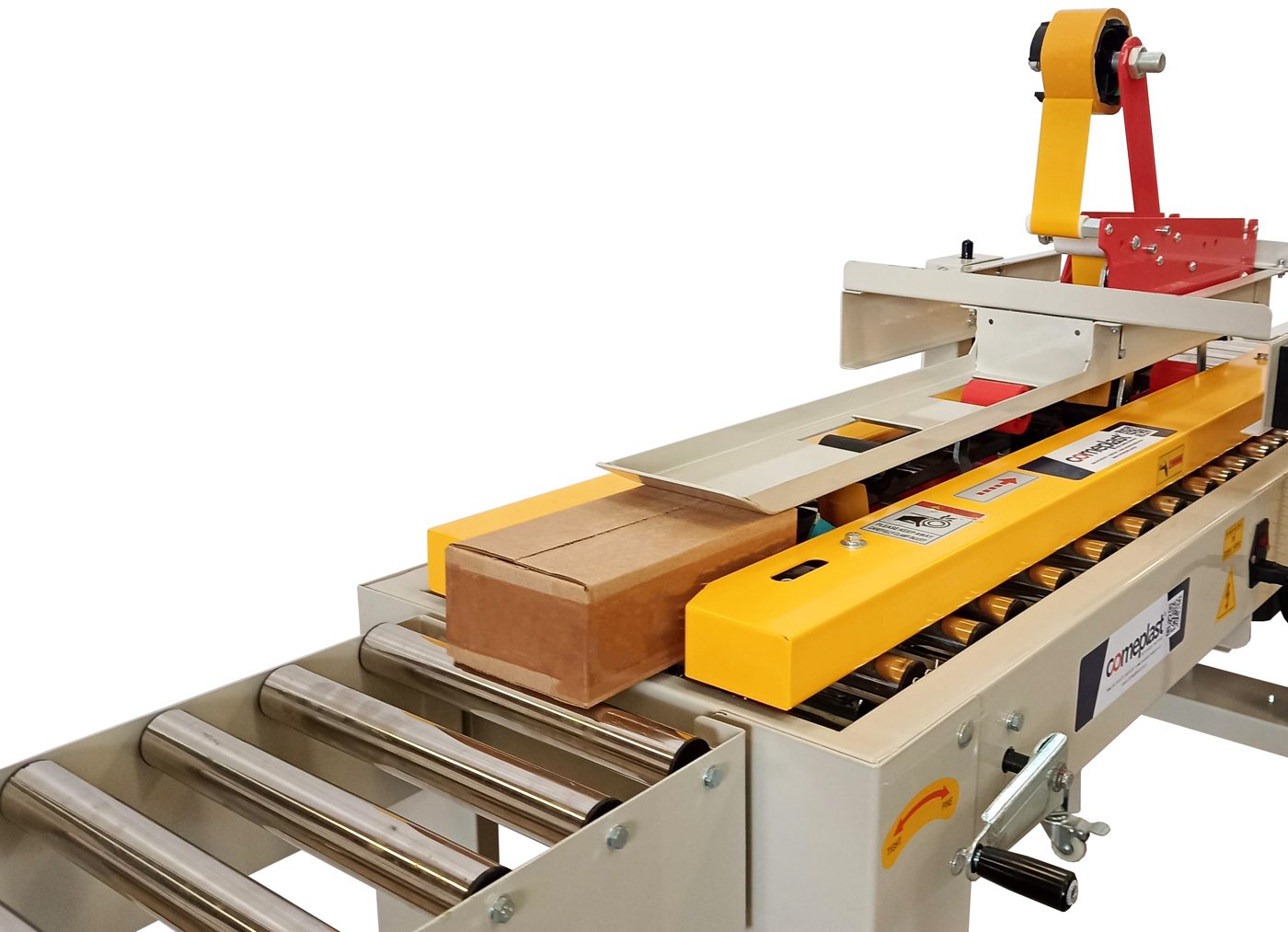 Máquina para fita adesiva semiautomática CM554 - para Pacotes Menores