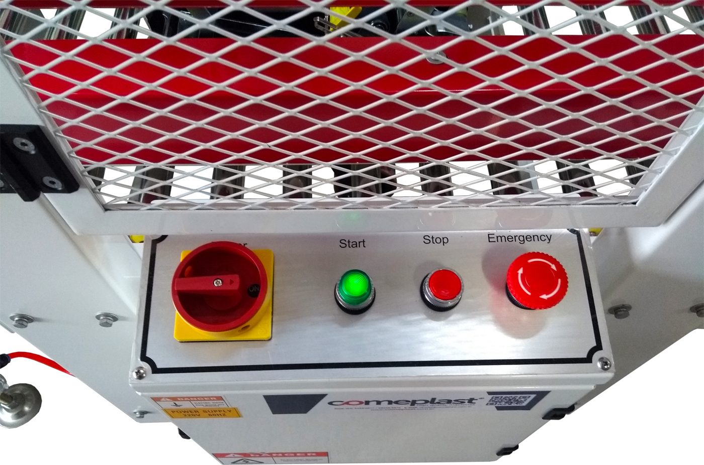 Máquina automática para fita adesiva com fechamento de abas CM5050F