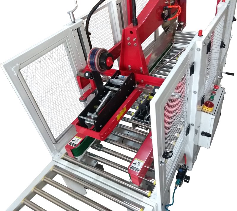 Máquina automática para fita adesiva com fechamento de abas CM5050F
